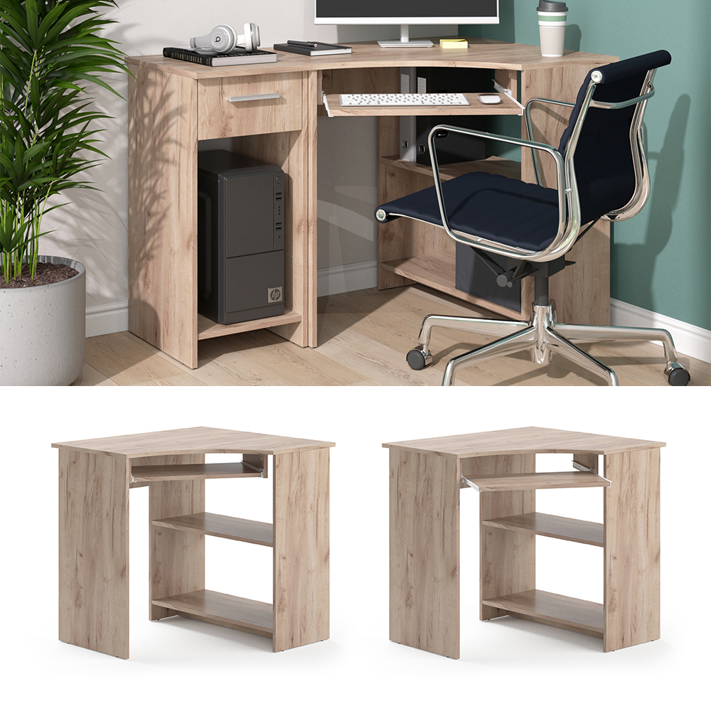 Hoekbureau wit ProLine Tendenz