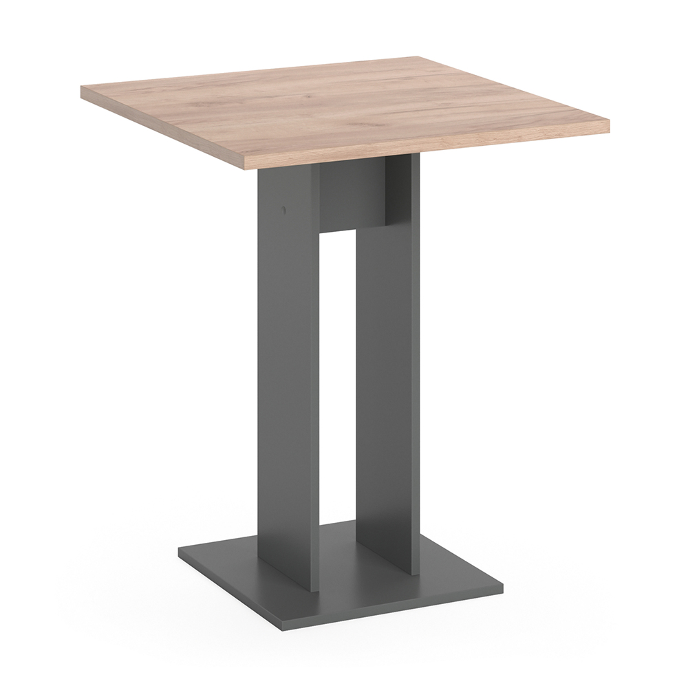 Table à Manger VICCO EWERT – Sonoma – 65x65x78 Cm – Bois Et MDF