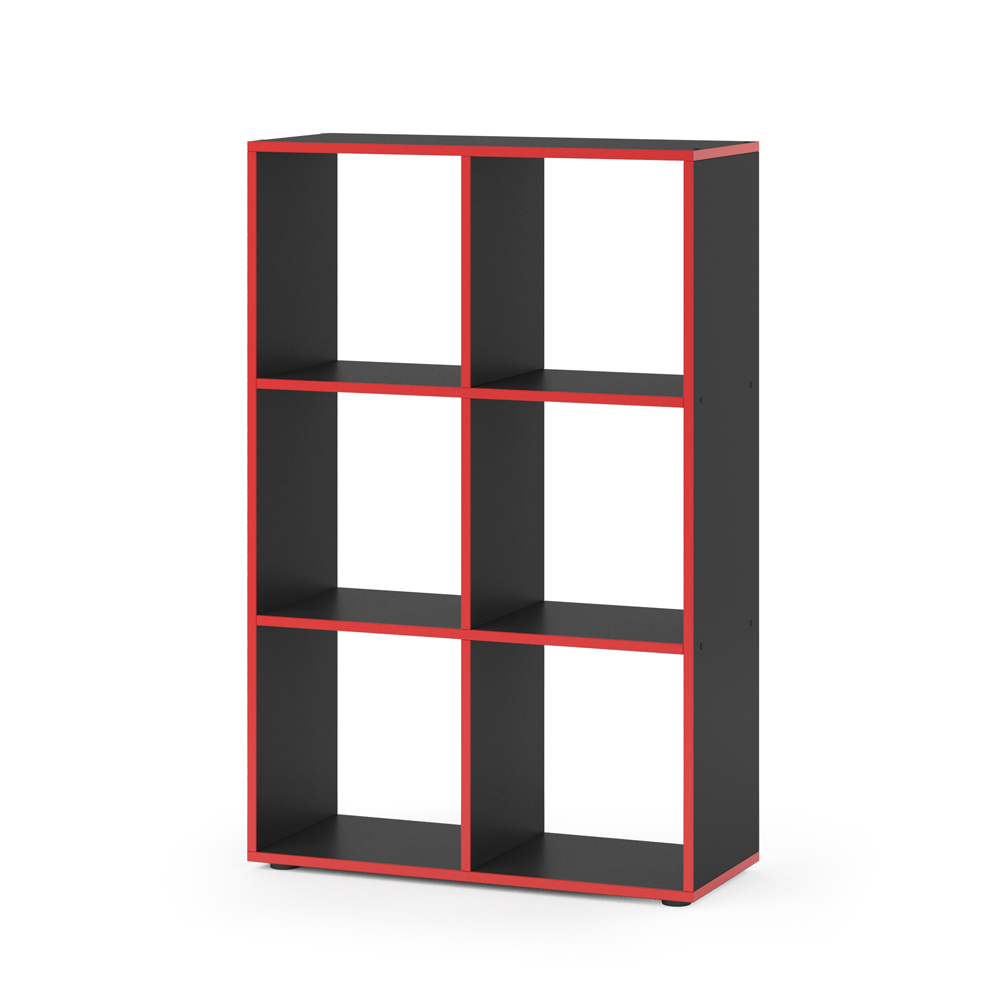 Razdelilnik prostorov , Črna/rdeča, 72 x 107.8 cm, Vicco