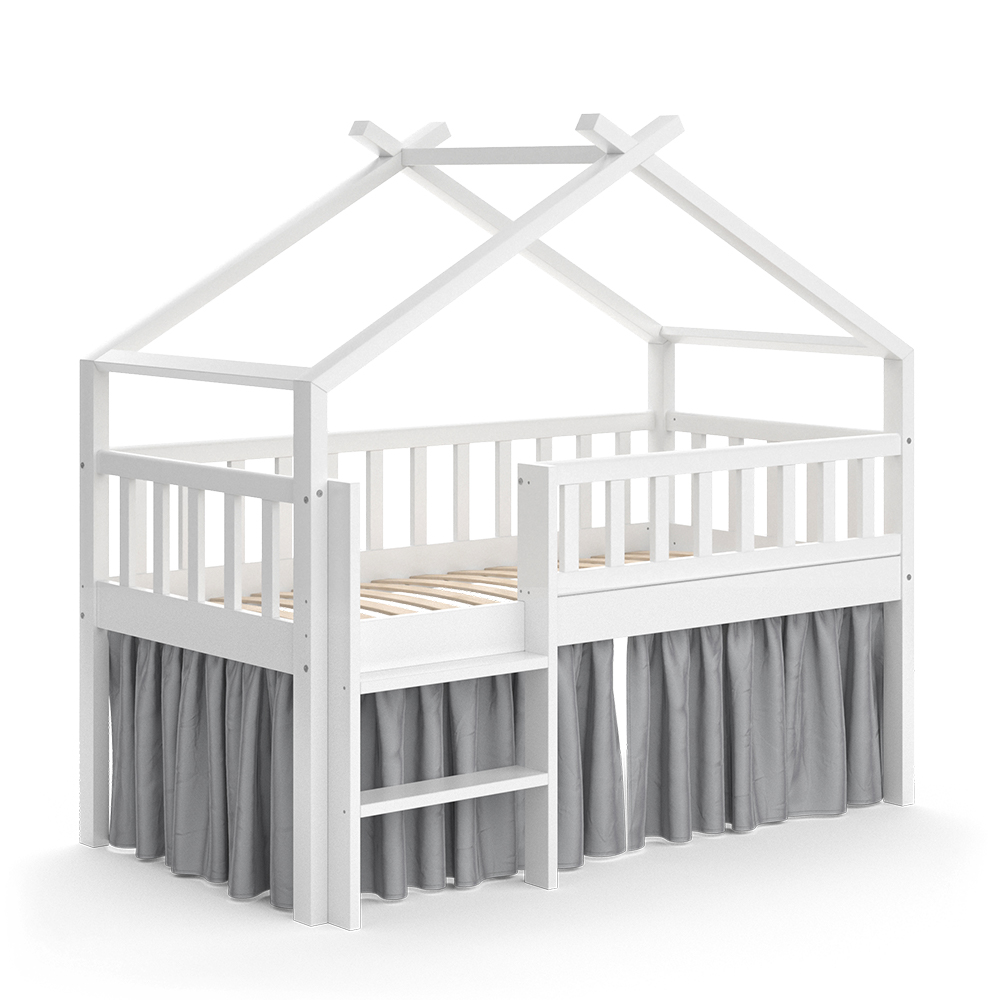 VitaliSpa Lit enfant Wiki, lit cabane, lit aire de jeux, 80 x 160
