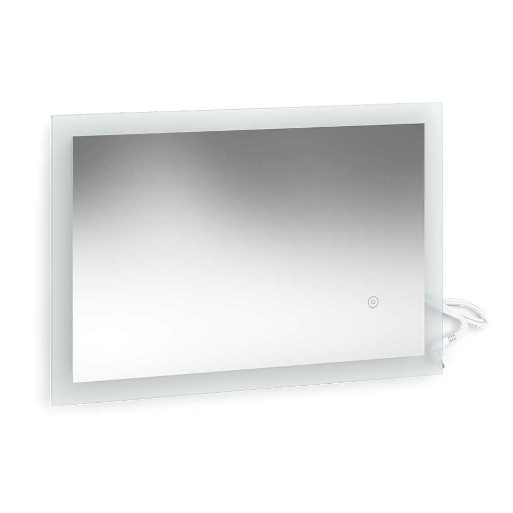 Badezimmerspiegel Weiß 60 x 40 cm Vicco