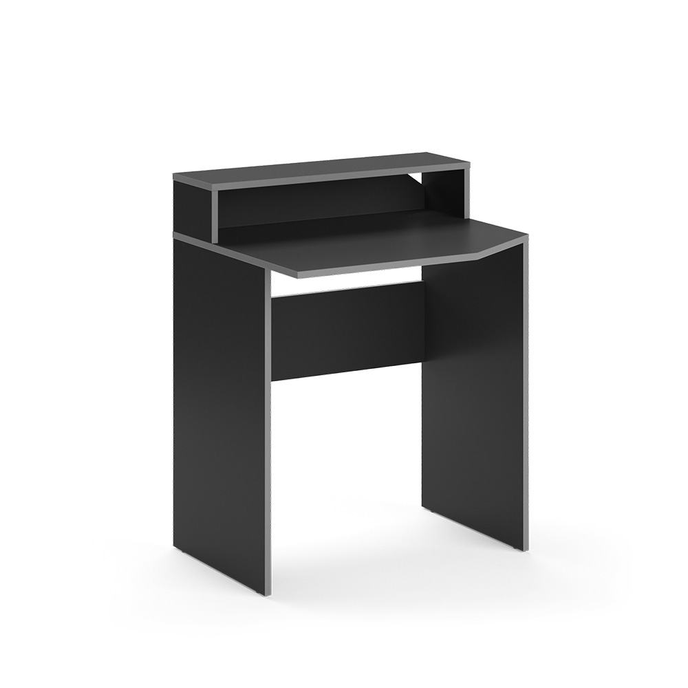 Igralna miza "Kron", Črna/siva, 70 x 60 cm, Vicco
