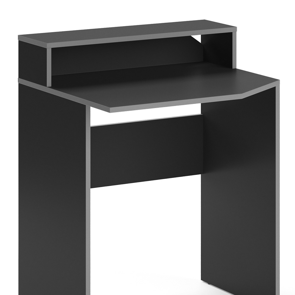 Igralna miza "Kron", Črna/siva, 70 x 60 cm, Vicco