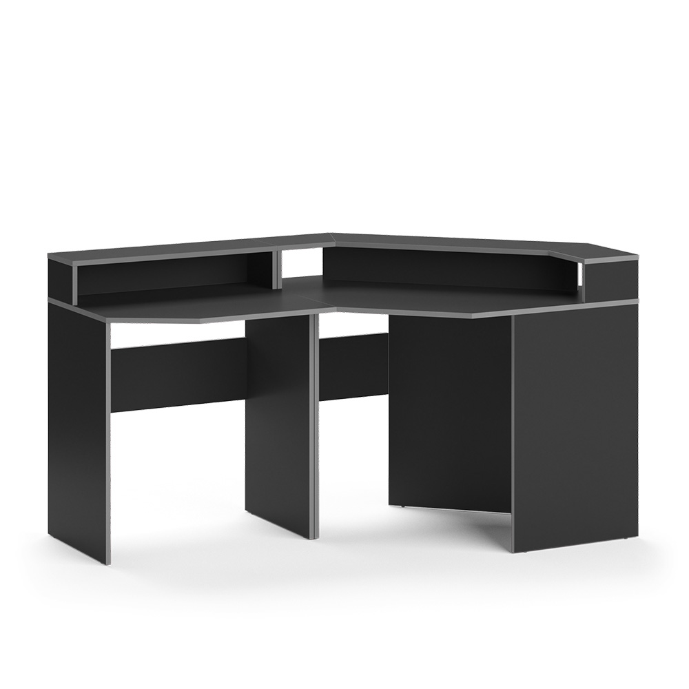Igralna miza "Kron", Siva/Črna, 190 x 90 cm, Vicco