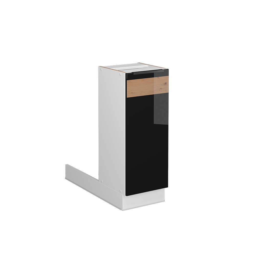 Porta Asciugamani Da Terra KOKOSIRI Nero – In Acciaio Inox Con Base In Marmo, Altezza 40 Cm, Stabile E Salvaspazio Per Bagno E Cucina (THS0002-SM-BK). - 5