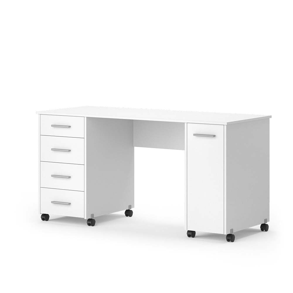 Schreibtisch "Verona" Weiß 148 x 60 cm Vicco