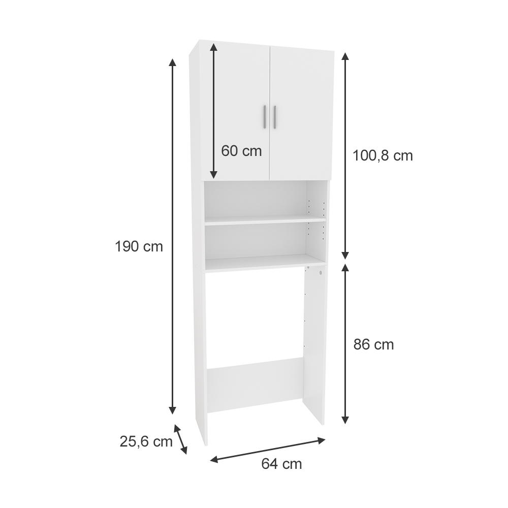 Timoteo - Kledingkast met 2 deuren - Beige - 101x40x210 cm