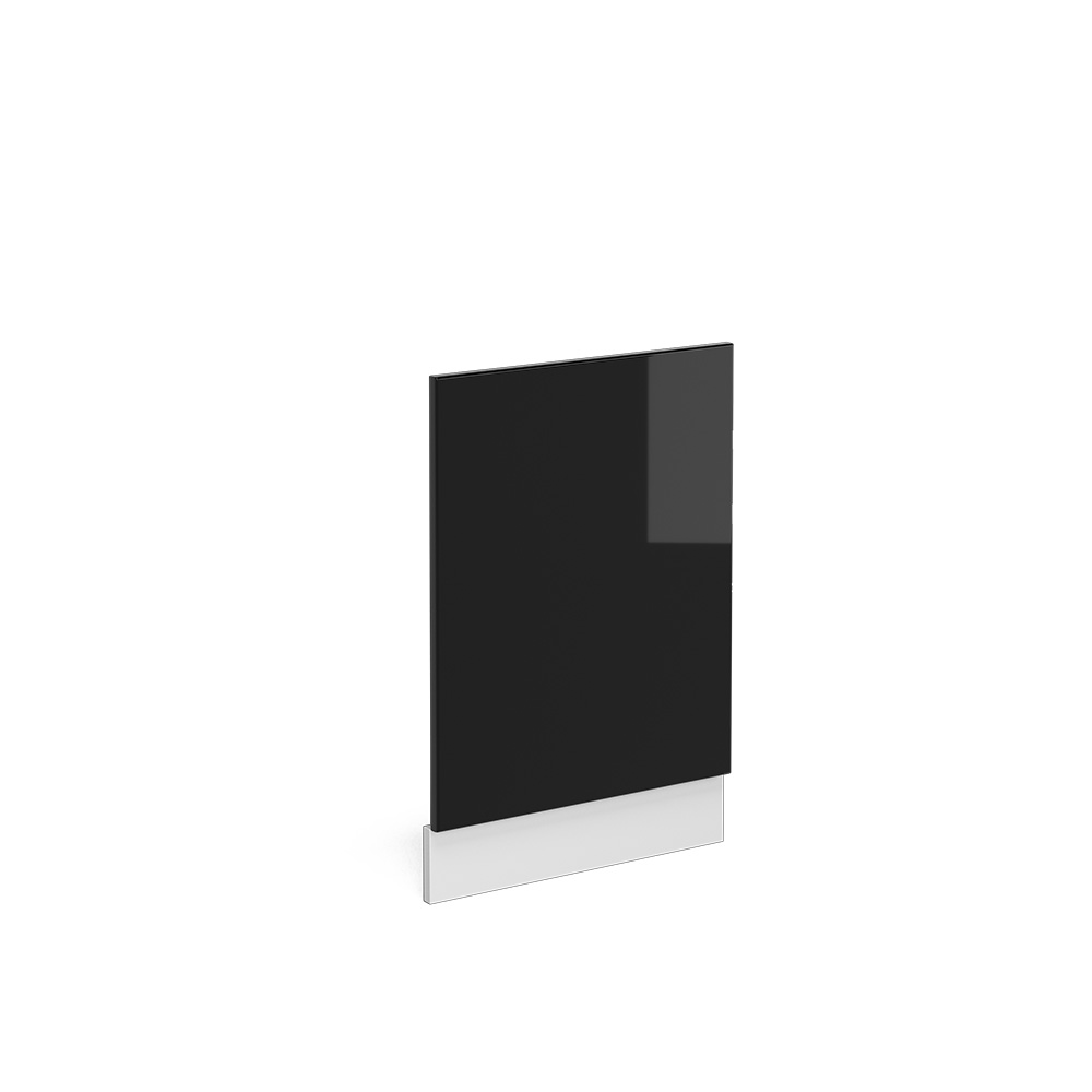 Vicco Sprednja plošča "R-Line", Črna visok sijaj/Bela, 45 cm brez delovne plošče