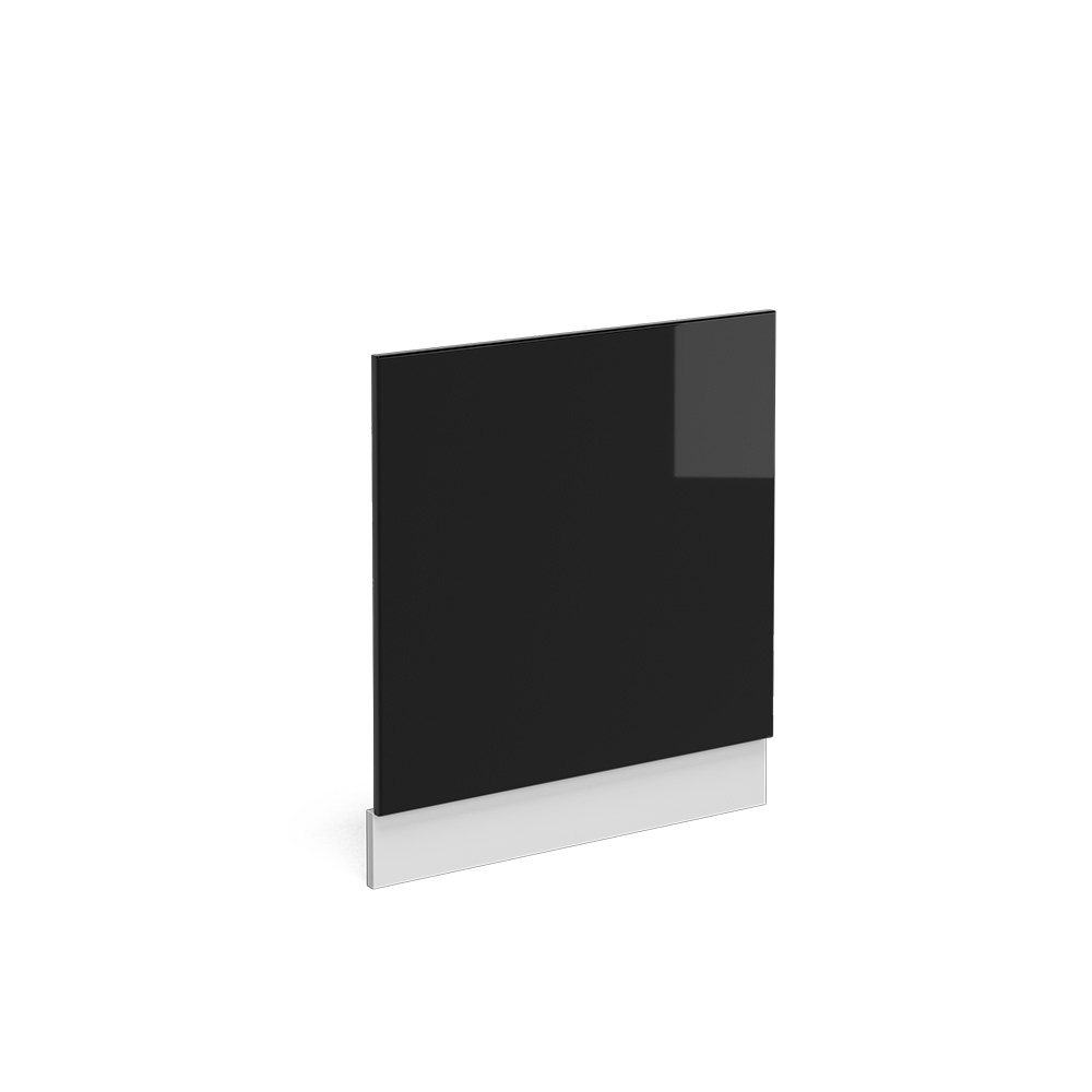 Vicco Frontblende "R-Line", Schwarz Hochglanz/Weiß, 60 cm ohne Arbeitsplatte