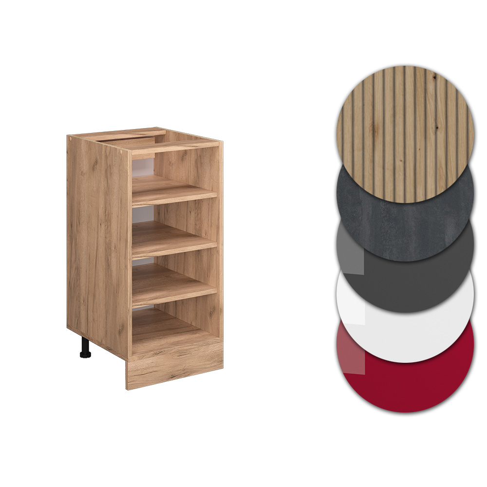 Vicco Kitchen shelf Gold power oak 40 cm , WT Oak, RLine 406673138620805