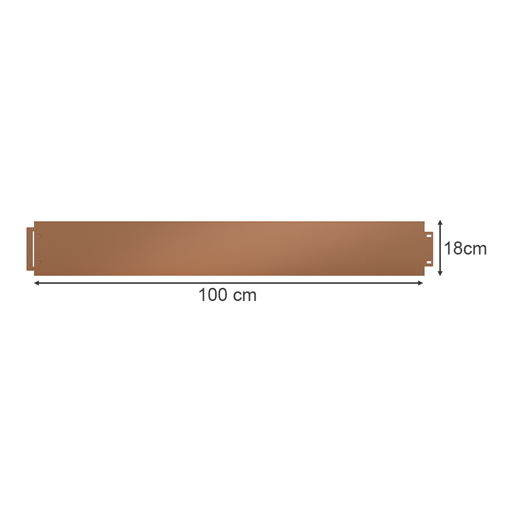 XMTECH Bordure de pelouse en métal galvanisé - 20 m - Bordure de