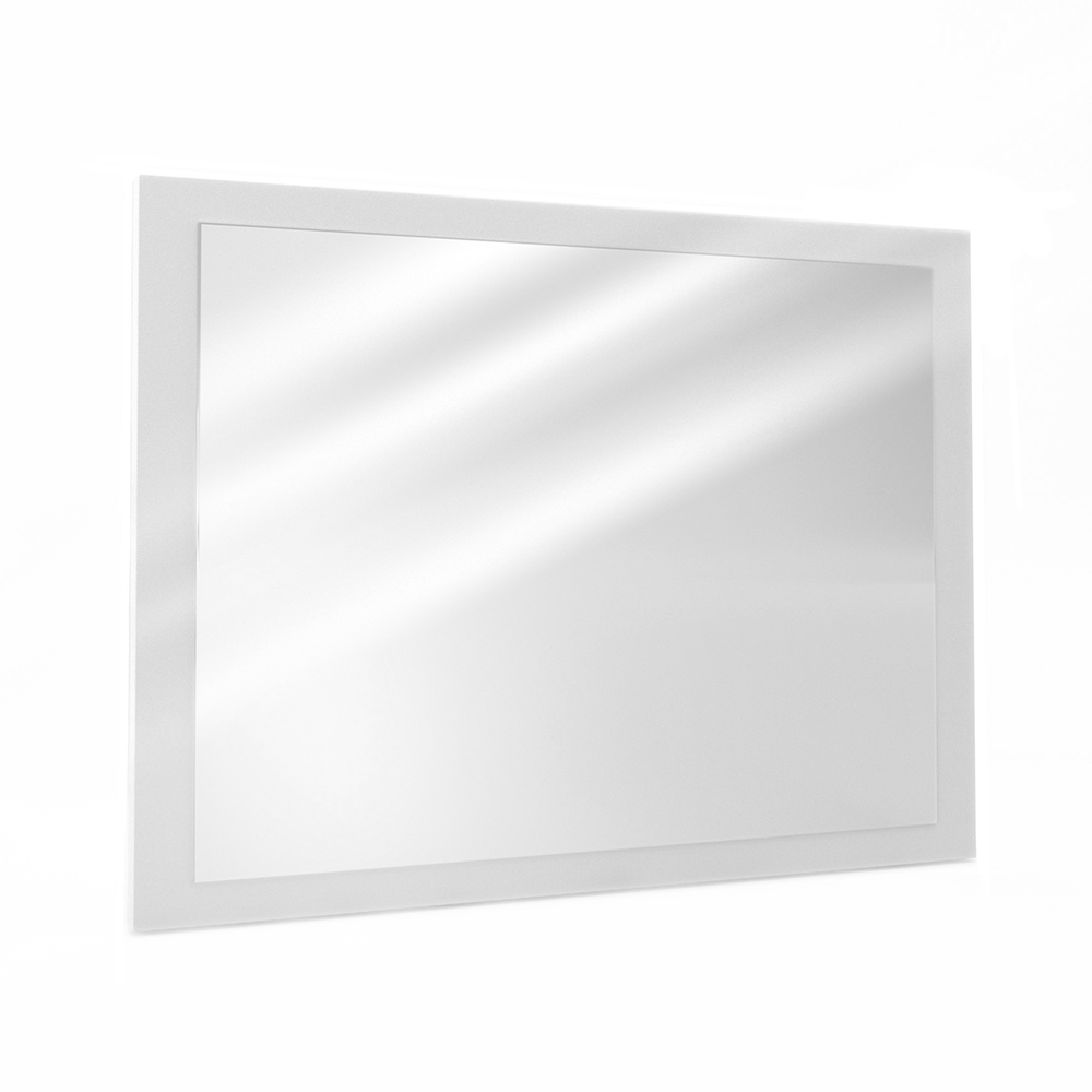 SANOX Badkamerspiegel met verlichting Rond met frame 100 cm mat zwart kopen