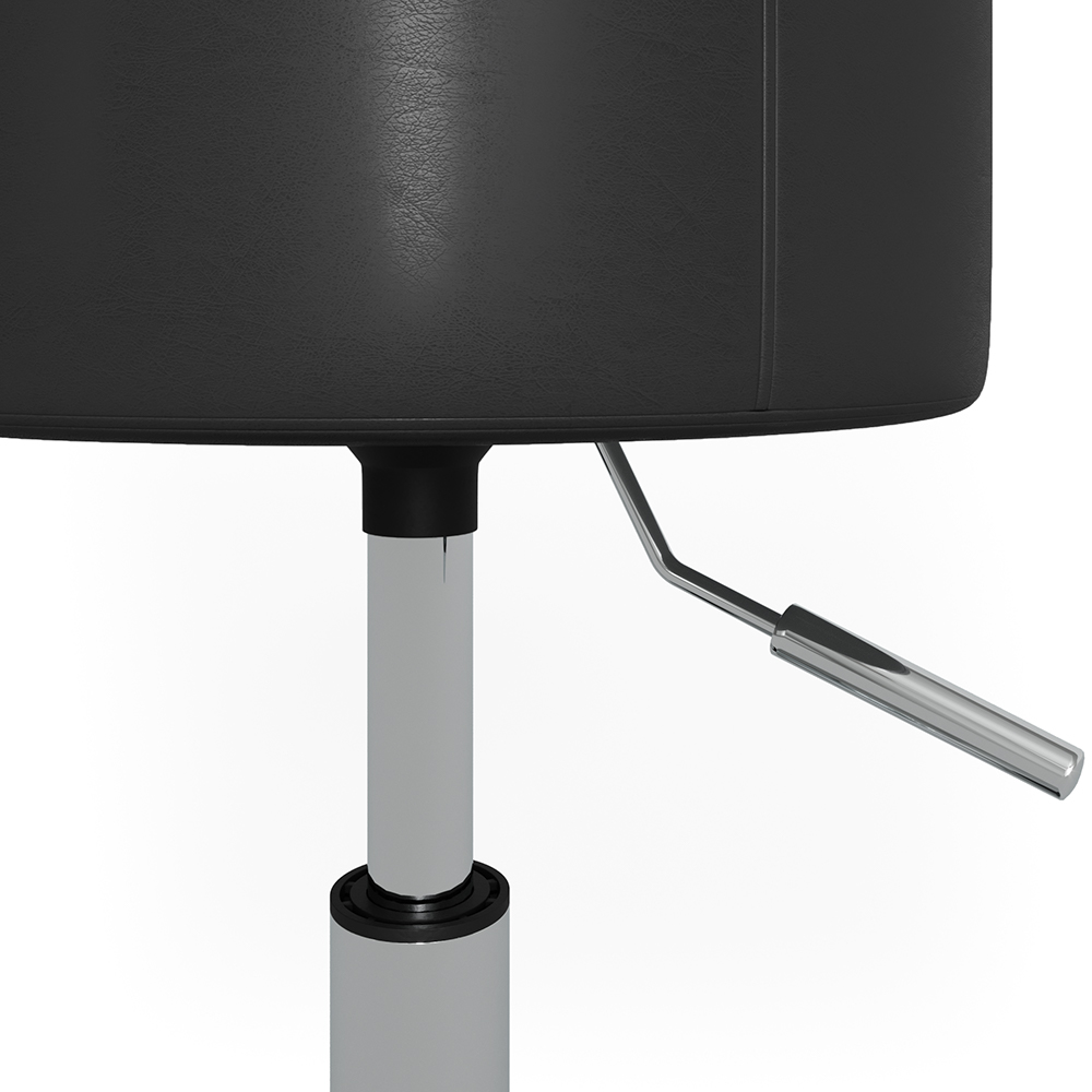 Tabouret "Design", Noir, 33 x 67 cm pour table de maquillage, Vicco