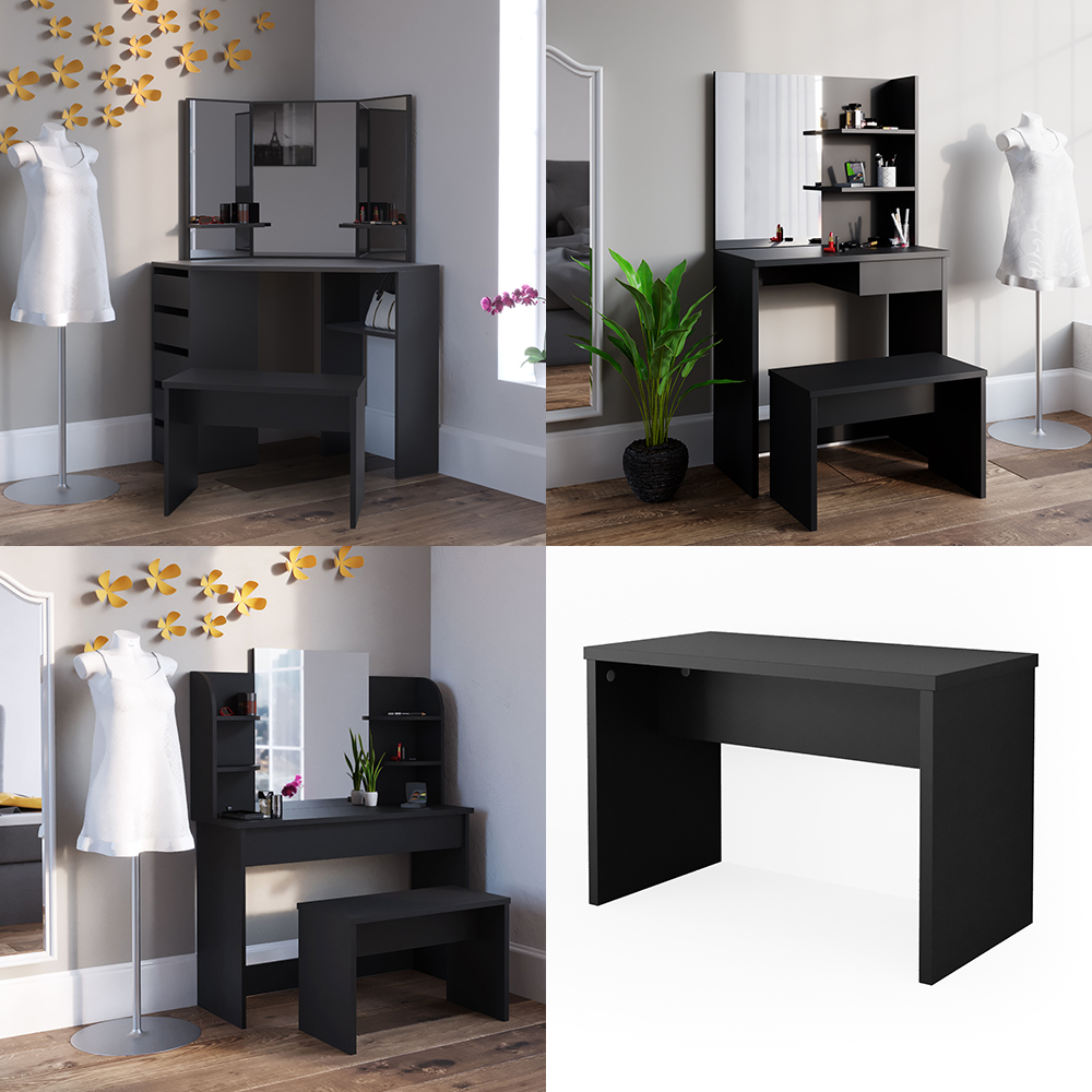 Vicco Kaptafel Maria, Wit/Sonoma, 132 cm Met kruk