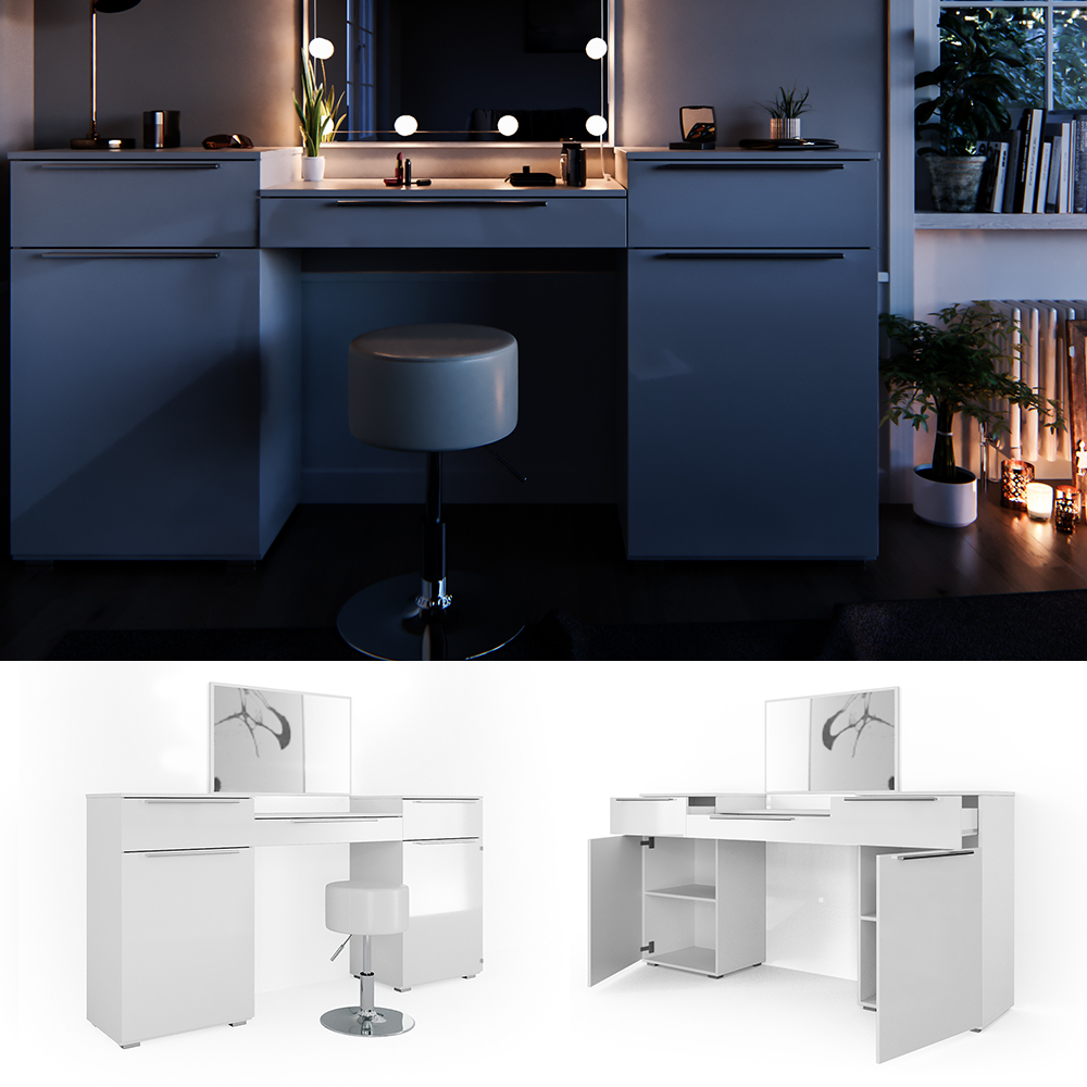 Kaptafel set met kruk Anja 41334 kopen