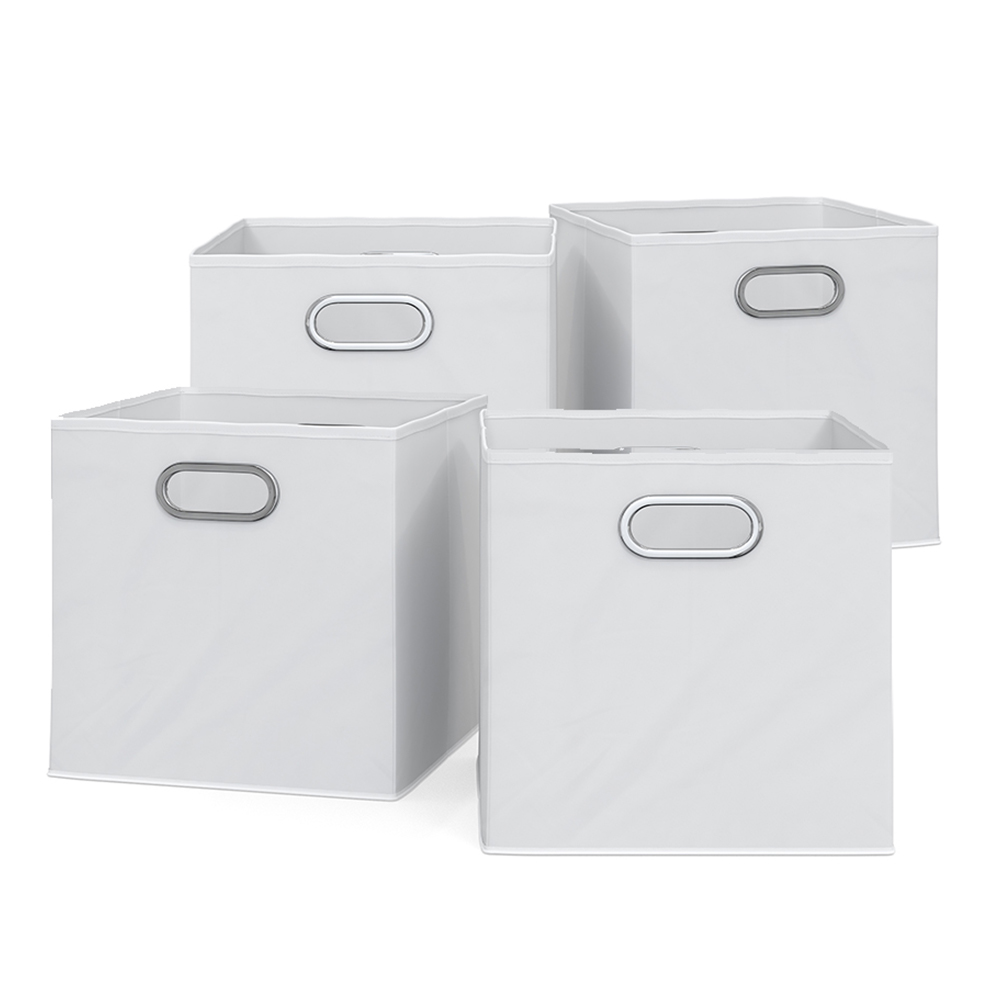Faltbox Weiß 30 x 30 cm 4er Set Vicco