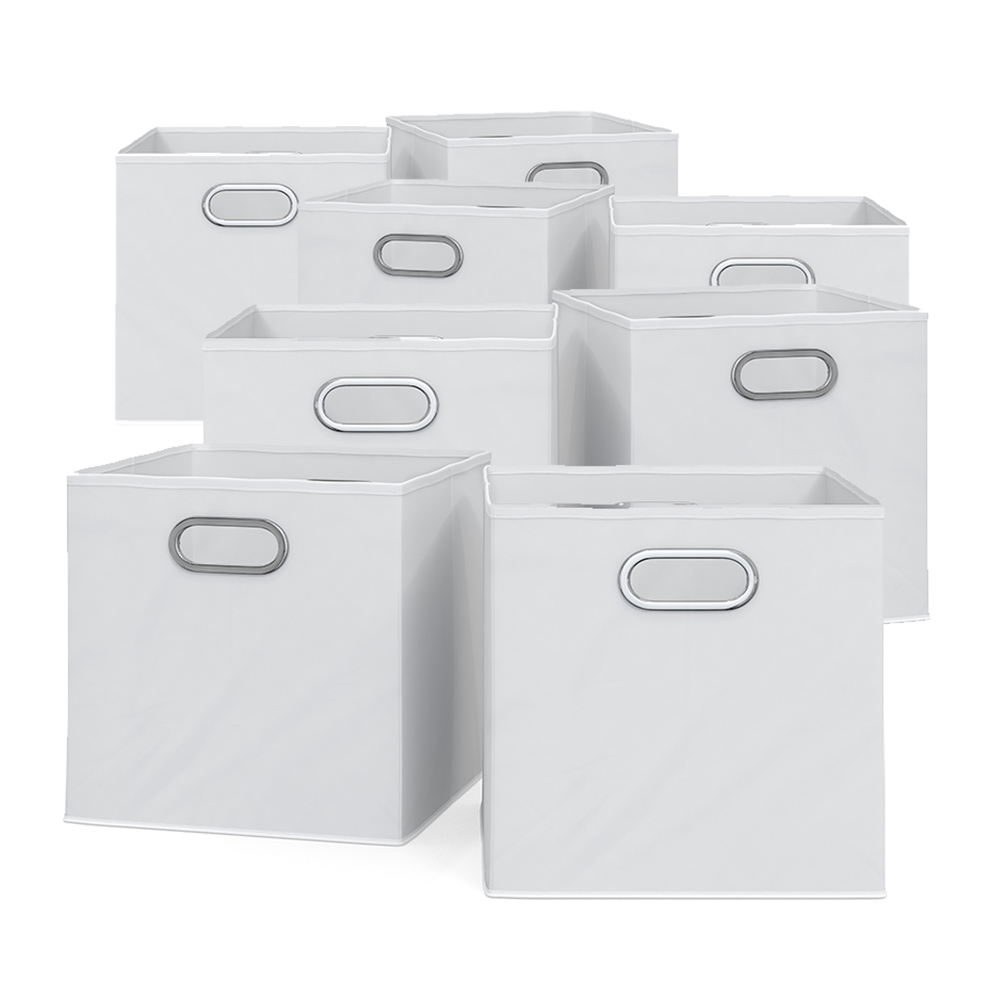 Faltbox Weiß 30 x 30 cm 8er Set Vicco