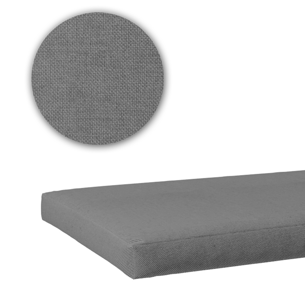 Coussin de sol gris avec dosseret pour canapé modulaire Cosy - 9391