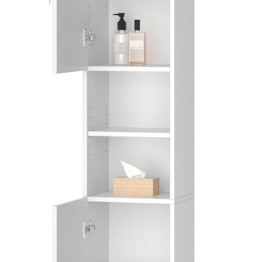 meuble de rangement de salle de bain "Luis", Blanc, 32 x 190 cm, Vicco