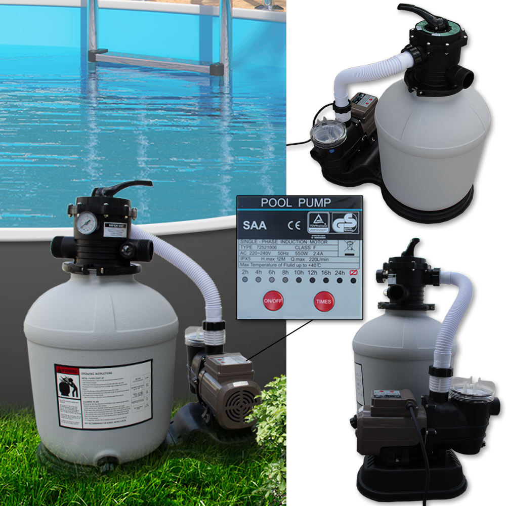 Sistem peščenega filtra , Siva, 7000 litrov/uro, OK-Living