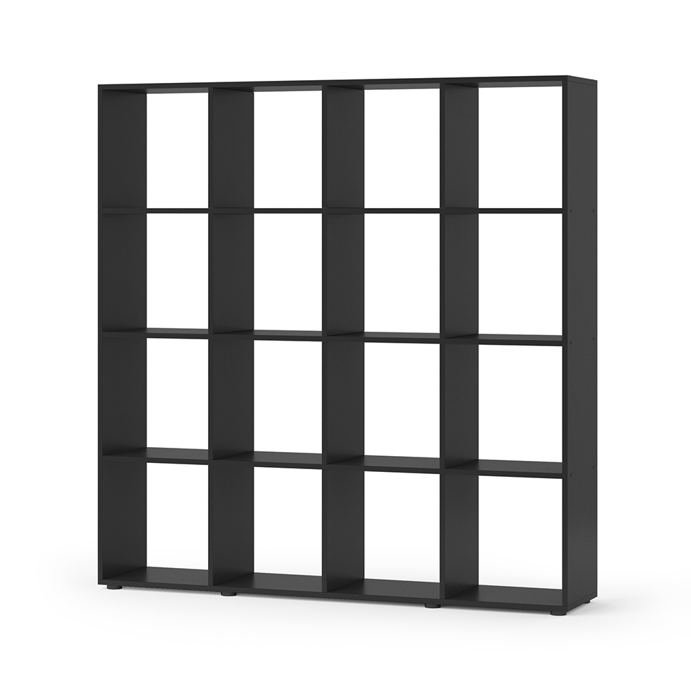 meuble de rangement cube "Karree", Noir, 138.5 x 142.5 cm, Vicco