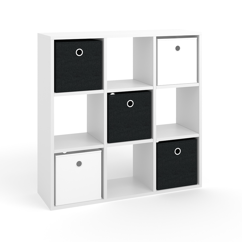 meuble de rangement cube "Hylda", Blanc, 82.8 x 82.8 cm, Vicco