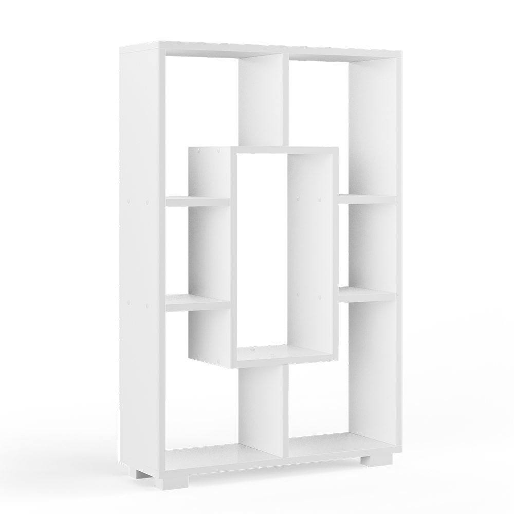Raumteiler "Domus" Weiß 60 x 90 cm 7 Fächer Vicco