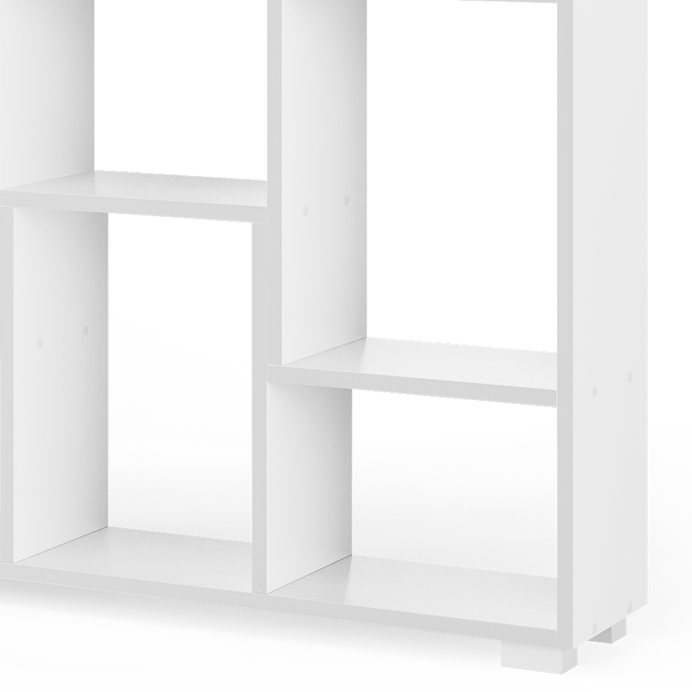 meuble de rangement cube "Domus", Blanc, 60 x 120 cm 8 compartiments, Vicco
