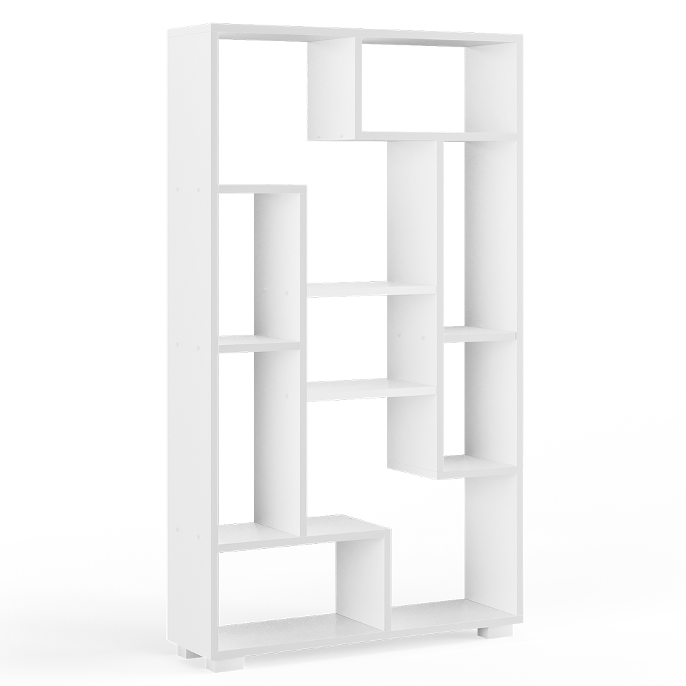 Raumteiler "Domus" Weiß 70 x 120 cm 9 Fächer Vicco
