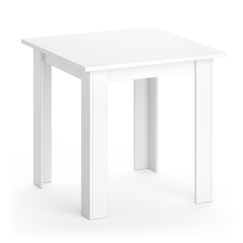 Jedilna miza "Karlos", Bela, 80 x 80 cm, Vicco