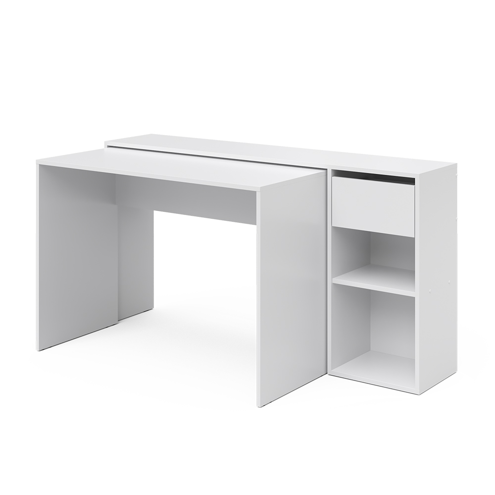 Schreibtisch "Ben" Sonoma/Weiß 145 x 46.4 cm Vicco