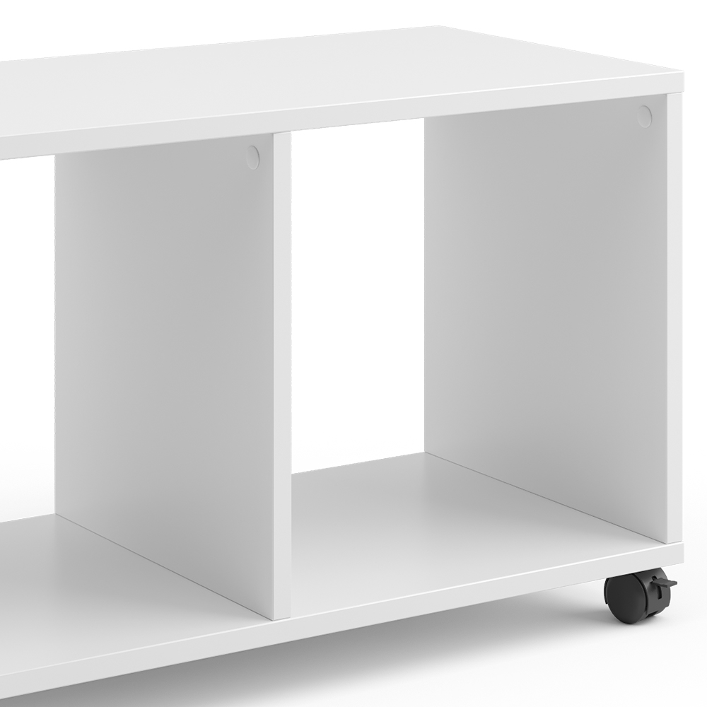Table basse , Blanc, 72 x 42 cm, Vicco