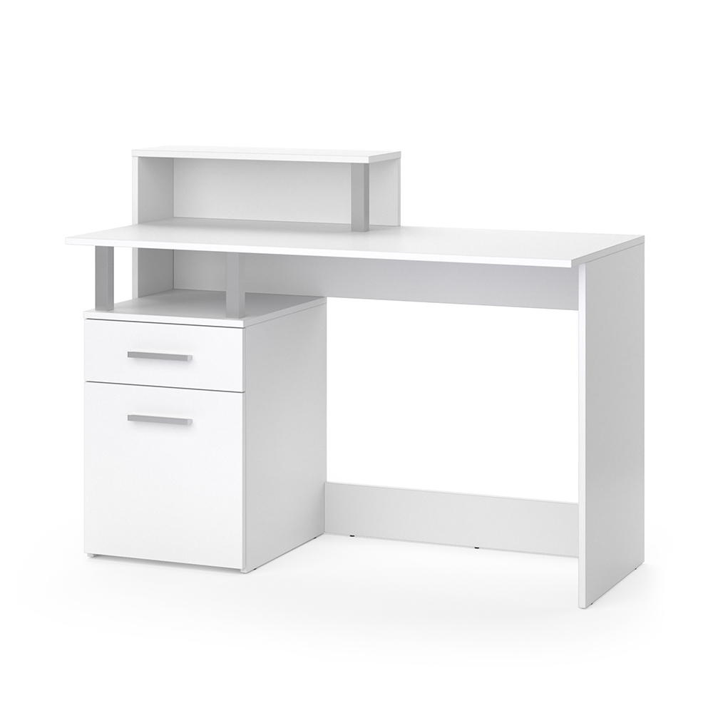 Schreibtisch Weiß 119.7 x 66 cm Vicco