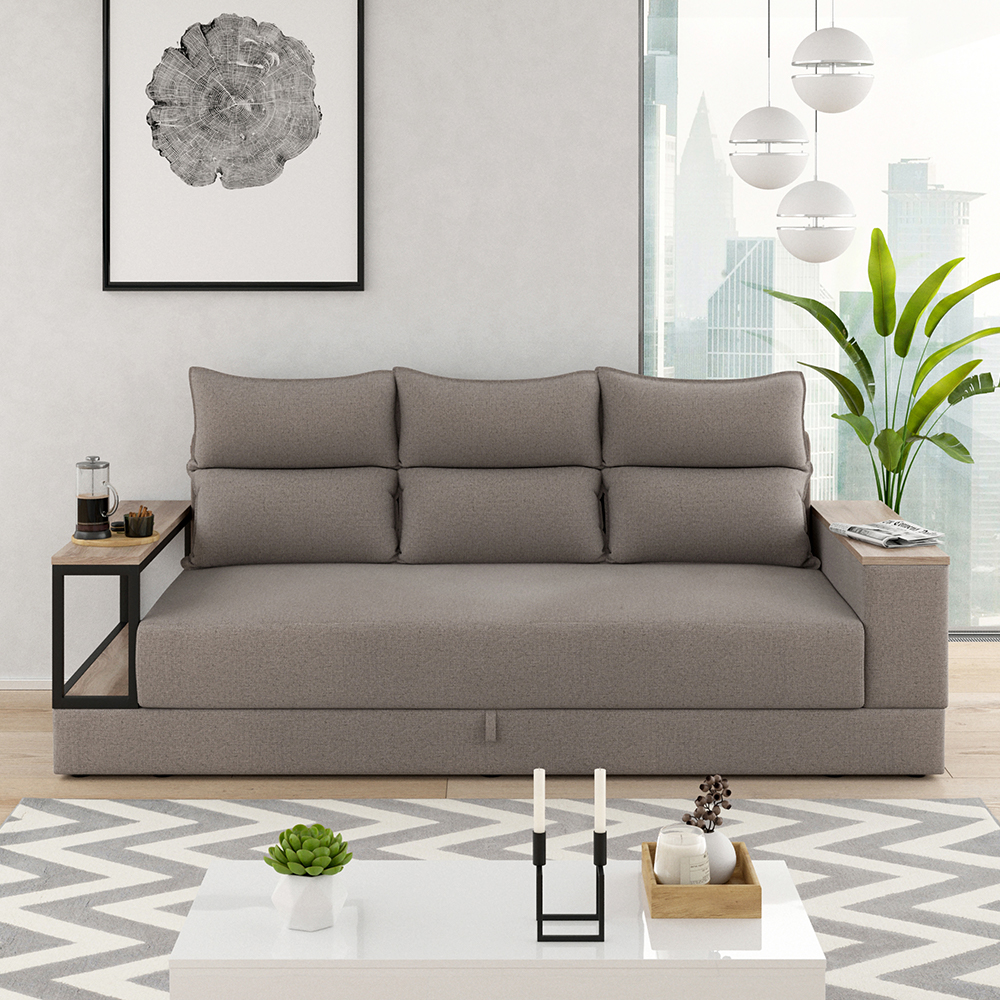 Sofa "Garret" Braun 253 cm Vitalispa