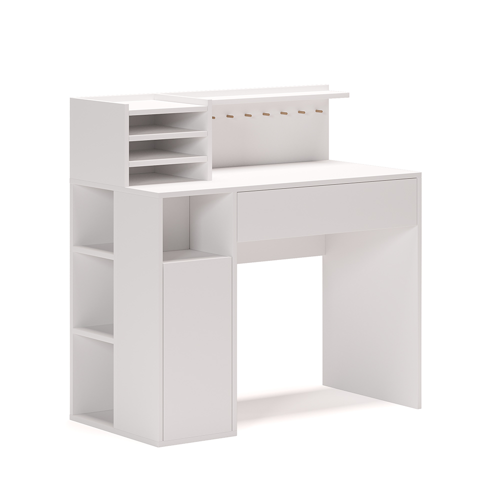 Schreibtisch Weiß 100 x 50 cm Vicco
