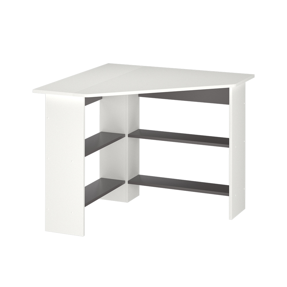 Vicco Eckschreibtisch Rudy - Großer Bürotisch Mit Regalen In Anthrazit/Artisan